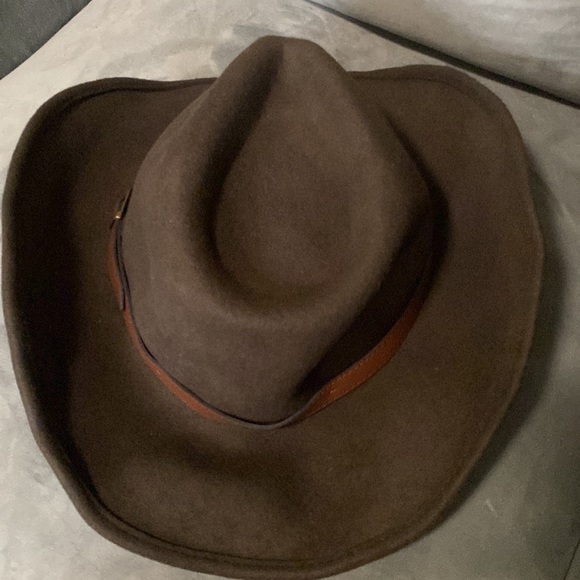 ✨Men’s outback wool cowboy hat Dakota brown shapeable western felt cowboy hat ✨ - Picture 15 of 16